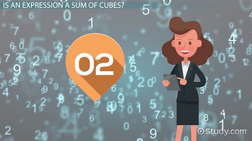 Factoring the Sum of Cubes | Formula, Rules & Examples