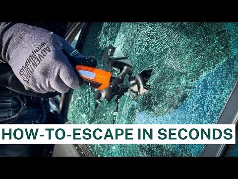 Easiest Way to Break Car Windows.. (This Can Save Your Life)