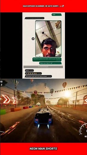 Man Exposes Scammer, he says Sorry...🙏💀 #shorts