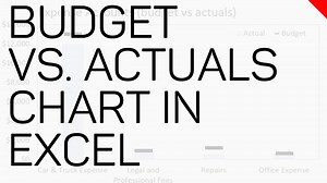 Budgets vs Actuals Target Chart in Microsoft Excel – Excel TV - Excel TV