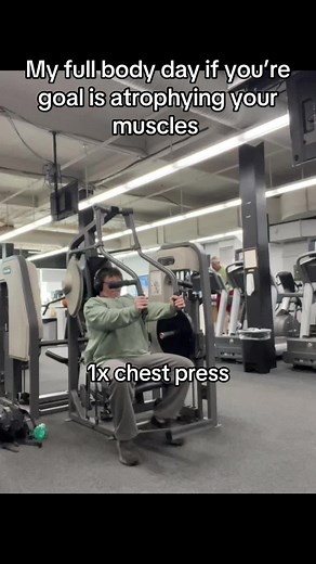 Full Body Gym Workout Routine for Muscles Atrophy Prevention