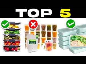 TOP 5 BEST FREEZER CONTAINERS 2025 | Best Value FREEZER CONTAINERS on AMAZON