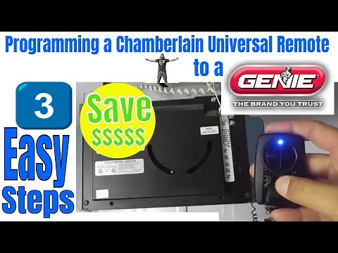 How to Program a Chamberlain Universal Remote to a Genie Garage Opener