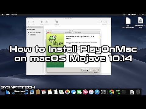 How to Install PlayOnMac on macOS Mojave 10.14 | Run Windows Programs on Mac SYSNETTECH Solutions