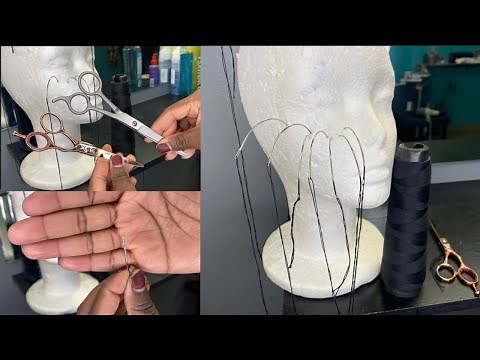 How to THREAD your NEEDLE for a Sew In Updated 2021