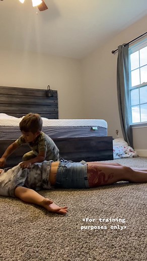 An old video when Kai was 2 and taught him CPR! #medical #cpr #kidsoftiktok #training #compressions #rosc #medic #emt #paramedic #aed #protocols #foryou #fyp #explore #practice #reallife #fortrainingpurposes