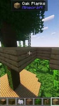 Epic Minecraft Tree House Part 1 #minecraft#minecraftshorts#gaming#gamingshorts