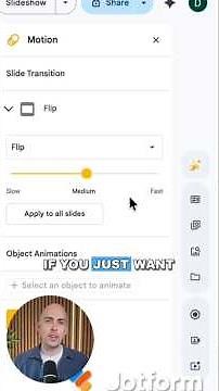 How to Add Slide Transitions in Google Slides Fast 🎞️ #tutorial