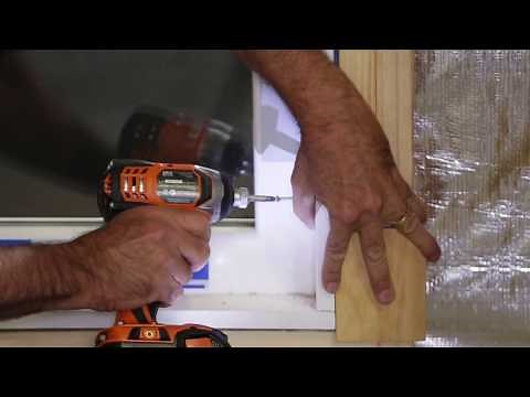 How to Install a uPVC Awning Window into Clad/Lightweight Construction