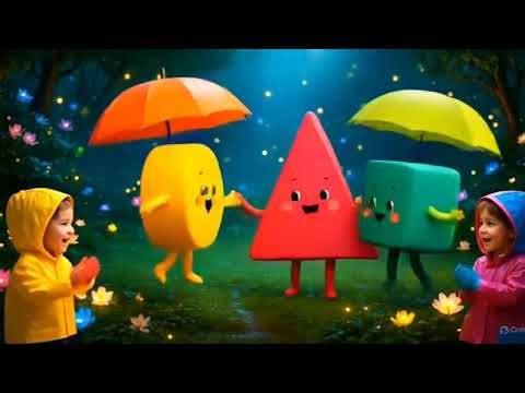 3D Shapes For Kids | Tiny Tunes Melodies #shapesforkids #kidssongs #shape #learnshapes
