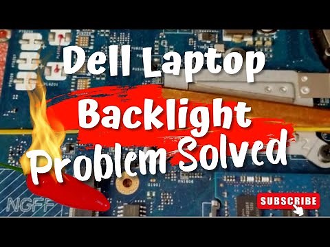 How To Fix Laptop Screen Backlight Problem(Dell…)