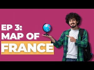 The Map of France | Physical Map of France with the outline | Learn French Online | Language Fluent
