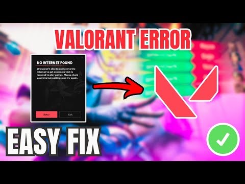 Valorant How To Fix No Internet Found (QUICK & EASY) 2026
