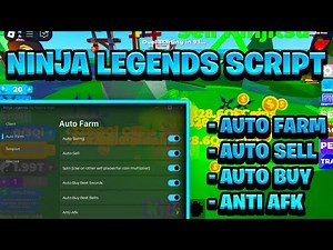 [NEW OP] Ninja Legends Script Pastebin - (ROBLOX) *Auto Farm & Auto Sell* Exploit
