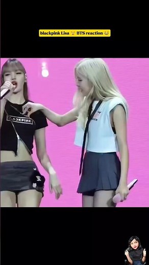 Blackpink Lisa Cute Moments 😍 | BTS V, Jungkook & Jimin Reaction 🥹💘 | Viral Video | #shortsfeed