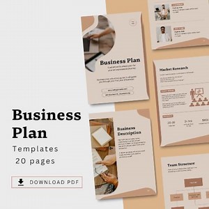 Business Plan Template | Small Business Ready | Investor-approved | Easy to Customize - Etsy UK