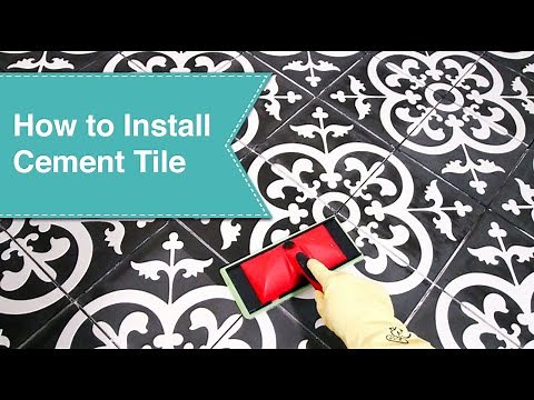 How to Install Cement Tiles