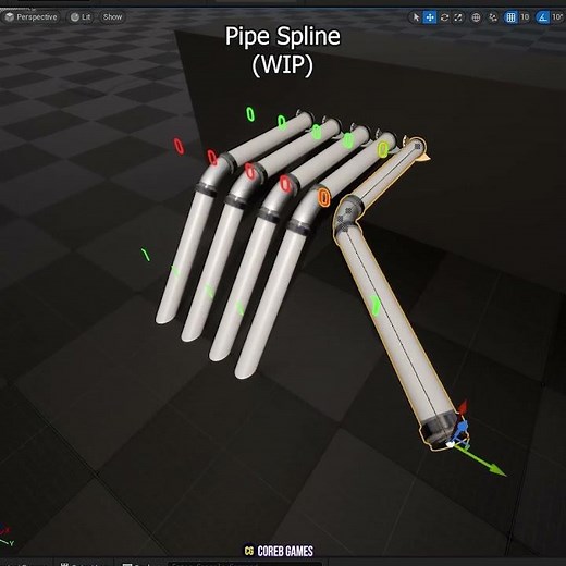 Instant Pipe Generation for Unreal Engine! #shorts