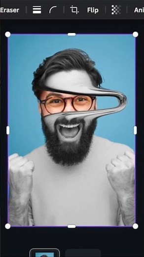 Canva Liquify Effect Tutorial How to Use the Warp Brush App! #canva