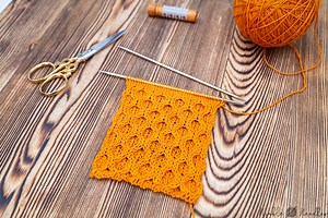 How to knit the Honeycomb Cable Stitch pattern for beginners [ video]