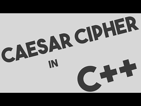 Caesar Cipher Encryption and Decryption in C++