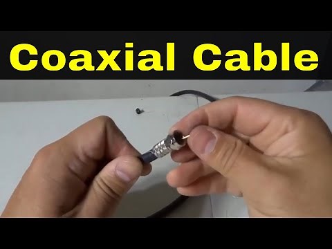 How To Install A Coaxial Cable With Regular Tools-Full Tutorial