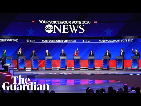 US election 2020: highlights from the third Democratic presidential debate