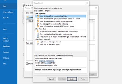 How to Create Rules in MS Outlook to Auto Sort Emails | Envato Tuts