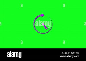 green icon isolated on white background Stock Video Footage - Alamy