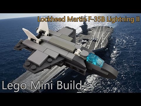 How to build Lego Mini Tutorial - F-35B Lightning II step-by-step build