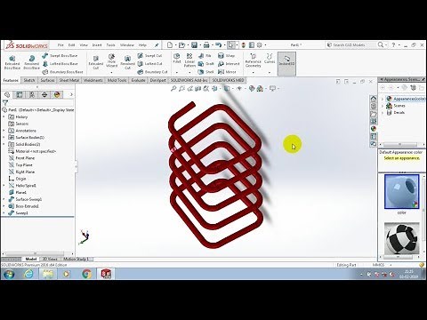 RECTANGULAR PATH | HELICAL SPRING | SOLIDWORKS