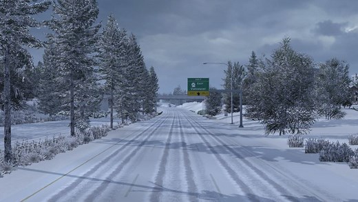 Frosty Winter Weather Mod v5.3 - ATS Mods