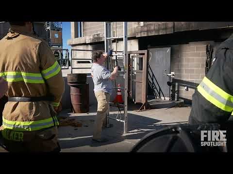 Firefighter Ground Ladder Training | One Man Deployment