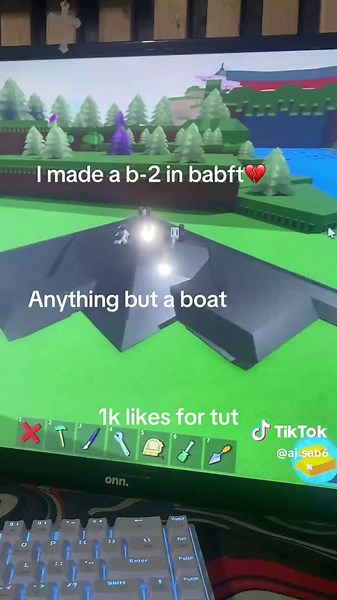 Creating a B-2 in BABFT: Roblox Tutorial