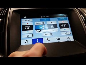 2015 To 2019 Ford Edge SUV - Checking Out Dual Zone Climate Control Settings