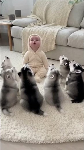 Baby's First Howl Unleashes an Army of Puppies!