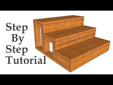 How To Build Small Stairway With Measurements And Assembly Methods - Construction Tutorials
