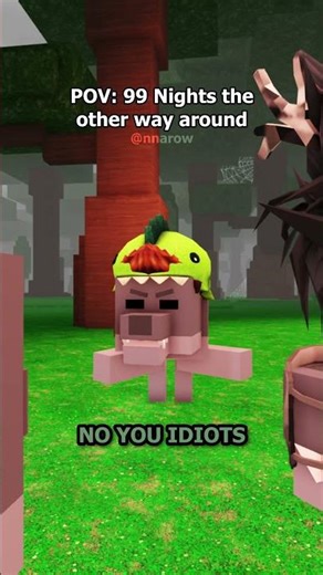 99 Nights The Other Way Around #99nightintheforest #roblox #robloxanimation