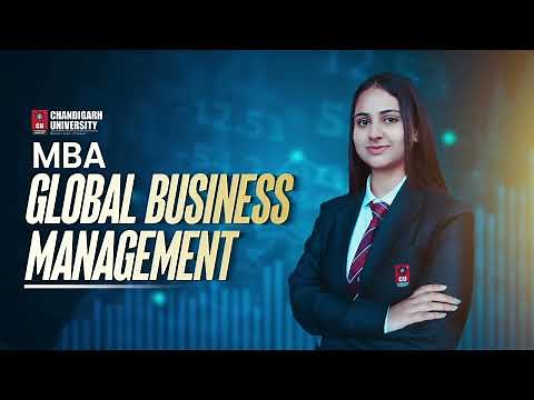 MBA Global Business Management - Chandigarh University Admissions | Placements