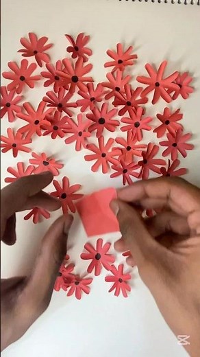 DIY Easy Paper Flower Tutorial | 3D Handmade Flower Craft for Beginners | Art n Smile #shorts