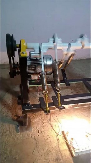 Build Flywheel Spring Machine Free Energy Generator with Spring Machine Complete Process