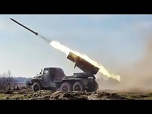 Ukrainian BM-21 Grad Multiple Rocket Launcher