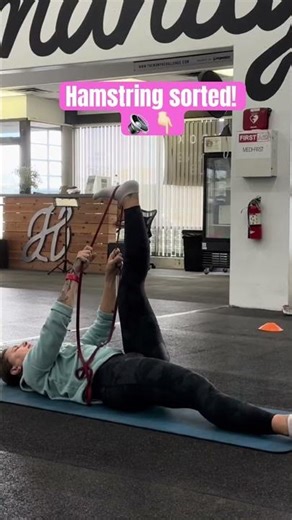 Band Hamstring Stretch | Full Back Line Release