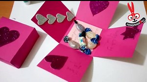 59K views · 76 reactions | #DIY #Art and #Craft: How to make #basic #Explosion_Box + #Tutorial . Full tutorial : https://www.youtube.com/watch?v=w3VMgcJbutw | DIY Paper Crafts & Origami | Facebook