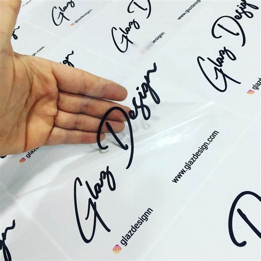 Any Size Colorful Die Cut Clear Stickers, Custom Clear Label, Personalized Waterproof Company Clear Sticker, Clear Packaging Labels - Etsy