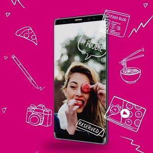 Share what’s on your plate with the new Samsung Mobile USA Galaxy Note8. | T-Mobile