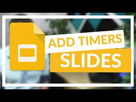 How to add timers to a Google Slides