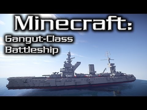 Minecraft: Battleship Tutorial (Gangut-Class)