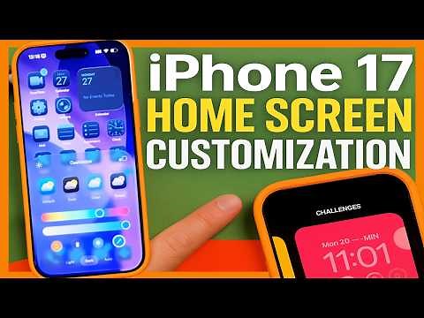 How To Customize iPhone 17 Home Screen (Air, Pro, Pro Max) | iOS 26 Widgets & Icons