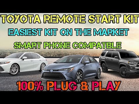 Toyota Remote Start Kit - TWO CONNECTOR INSTALL!